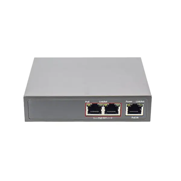 2 port poe ethernet switch