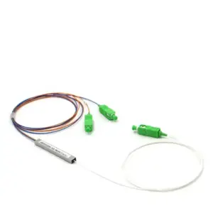 2-way optical fiber PLC splitter
