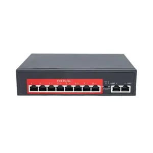 8 port fast ethernet poe switch