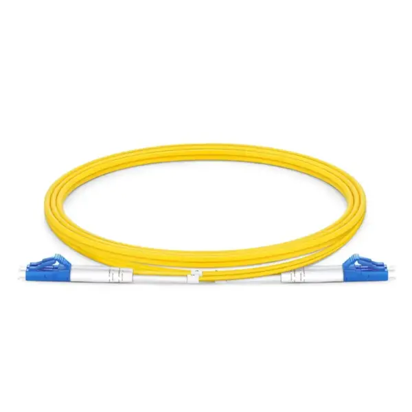 Customized multimode duplex fiber optic patch cords