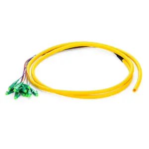 LC APC 12-core tubed optical fiber pigtail