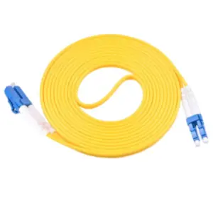 LC - LC single mode duplex fiber optic patch cord