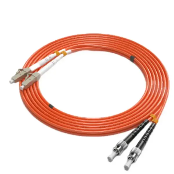 LC - ST Multimode Duplex Fiber Optic Patch Cord