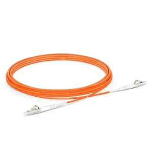 OM1 LC to LC UPC simplex fiber optic patch cord