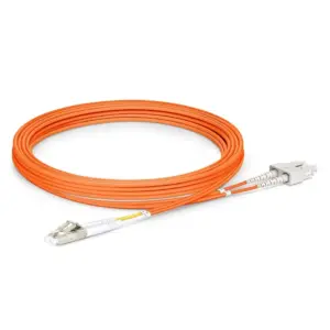 OM2 LC to SC UPC Duplex Fiber Optic Patch Cable