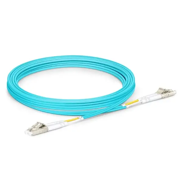 OM3 LC to LC UPC Duplex Fiber Patch Cord