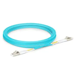 OM4 LC to LC UPC Duplex Fiber Patch Cord