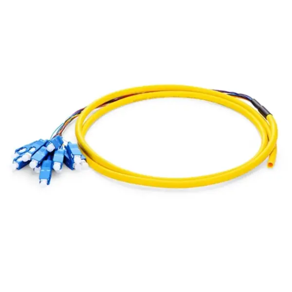 SC UPC 12-core tubed optical fiber pigtail