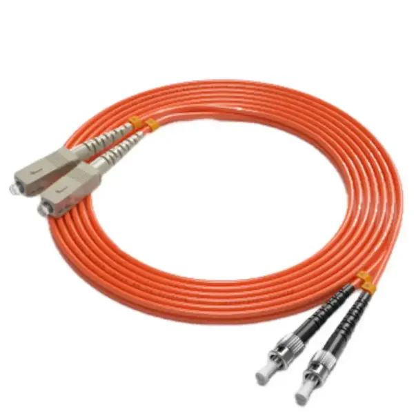 ST-SC Multimode Duplex Fiber Optic Patch Cord