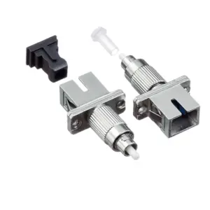 threaded fiber optic connector