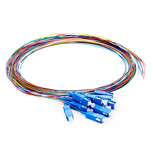 Single-mode-OS2-unsheathed-color-fiber-pigtail