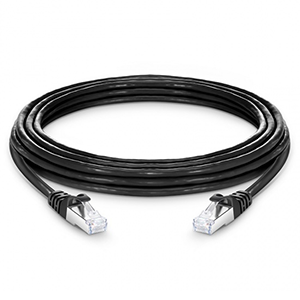 Black Cat7 Double Shielded (SFTP) Network Patch Cable