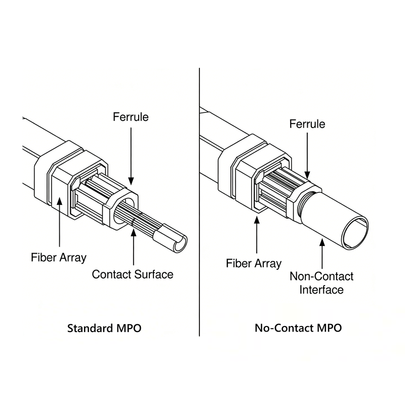 no-contact MPO cable